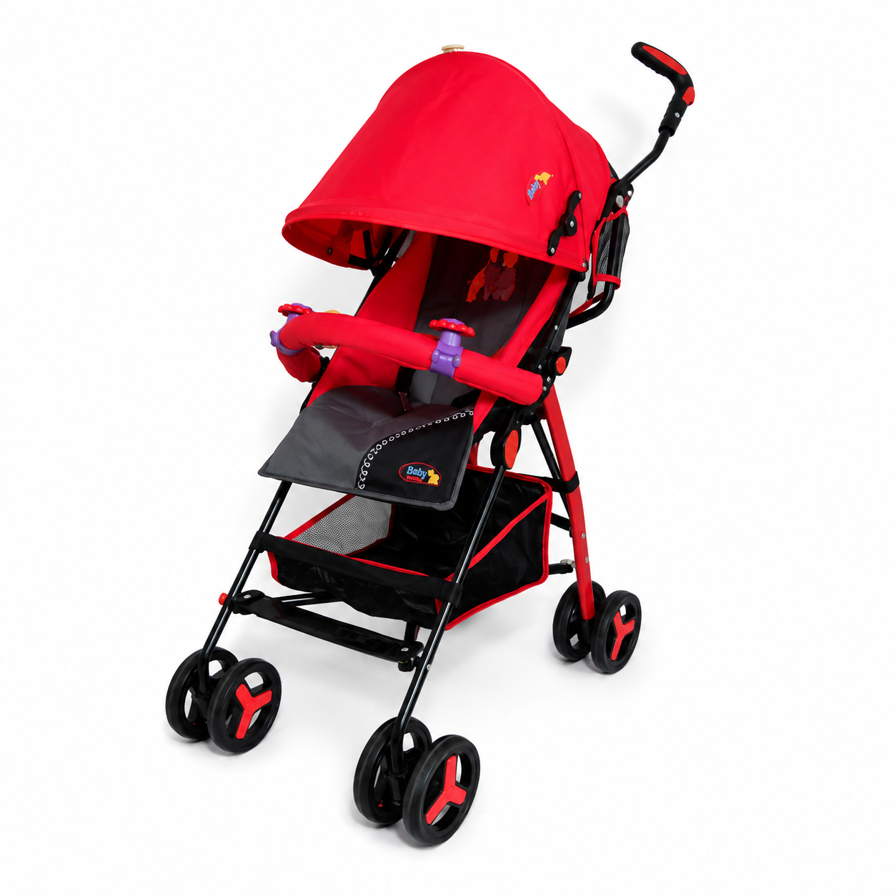 Coche Sombrilla Baby Basics Rojo
