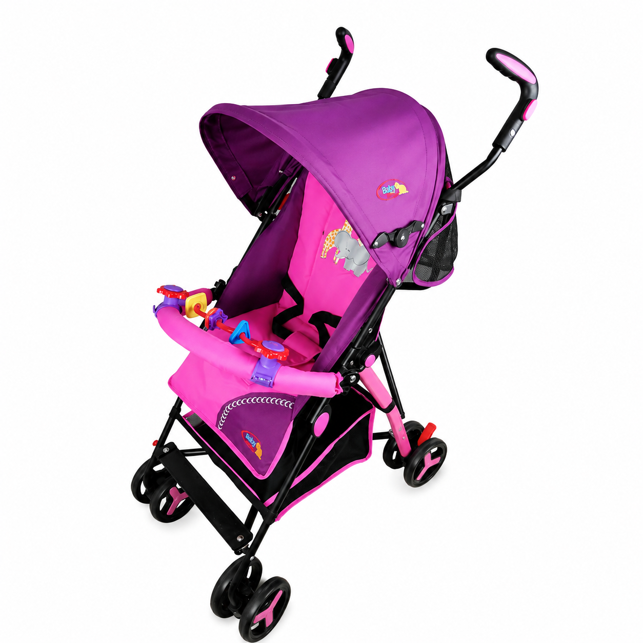 Coche Sombrilla Baby Basics Fuscia
