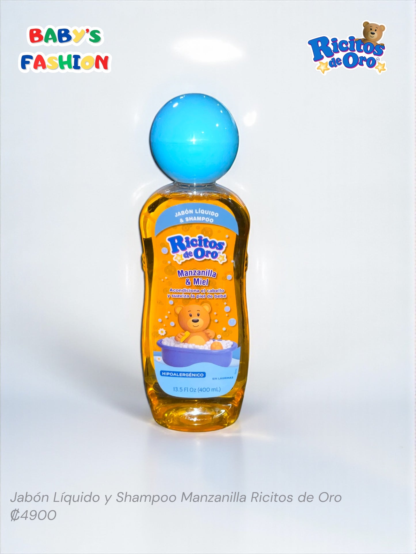 Jabón y Shampoo Manzanilla Miel Ricitos de Oro