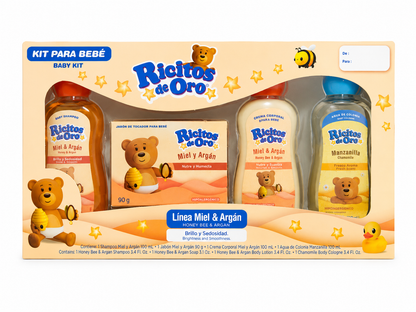 Kit de Bebé Ricitos de Oro Miel y Argan