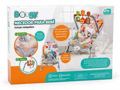 Silla Mecedora Boogy con Mosquitero