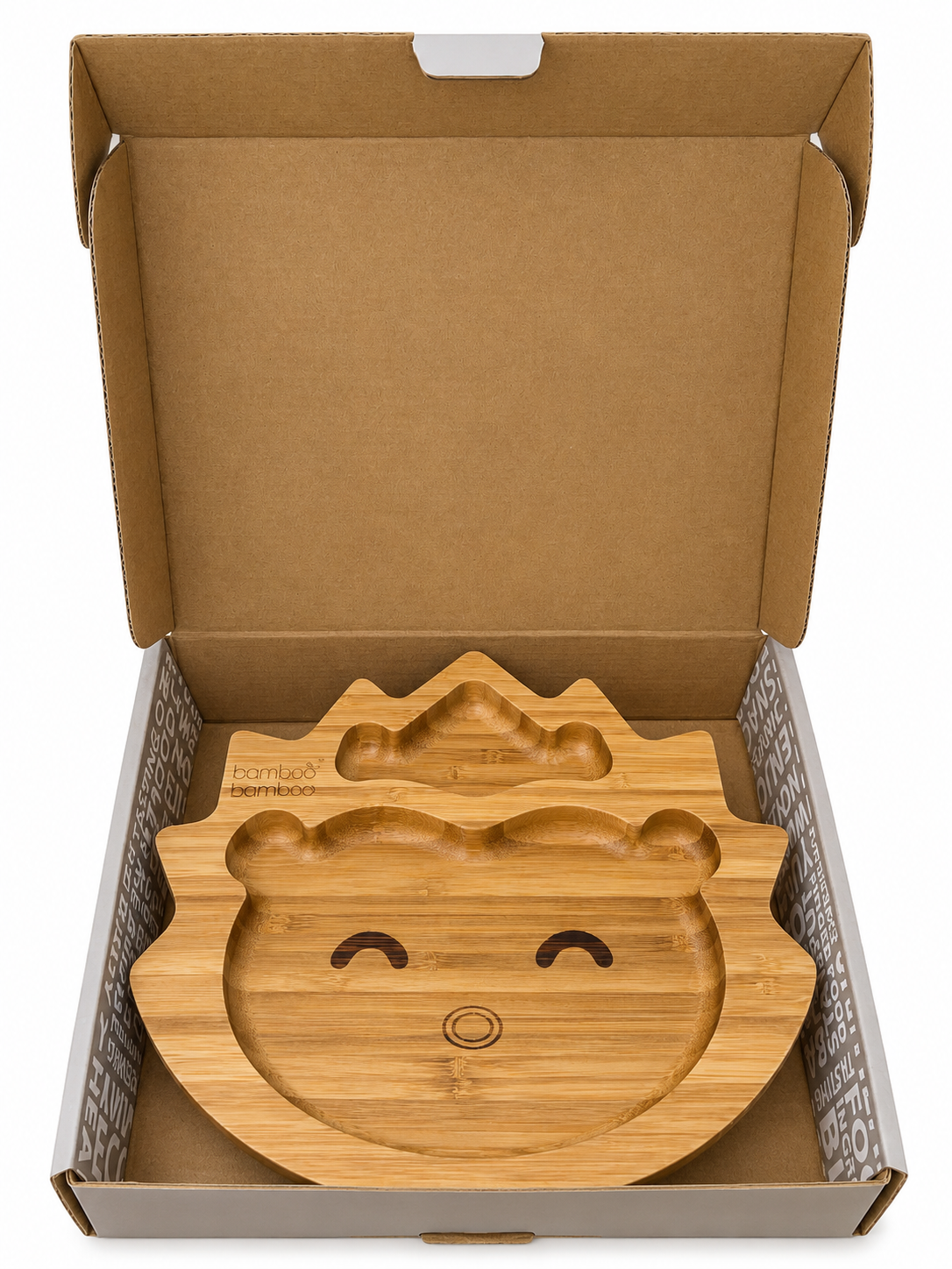 Plato de Bamboo Erizo