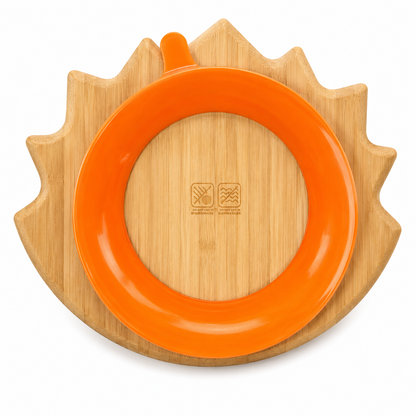 Plato de Bamboo Erizo