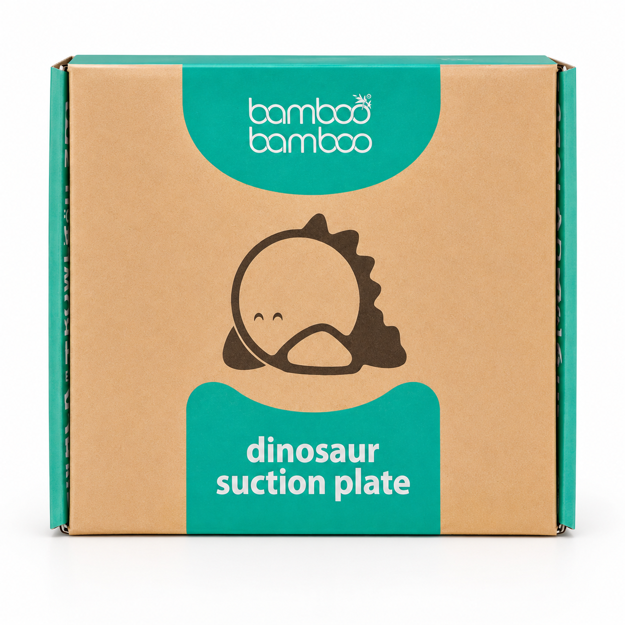 Plato de Bamboo Dinosaurio