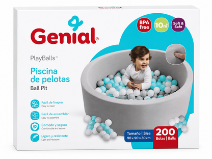 Piscina Genial 200 Pelotas