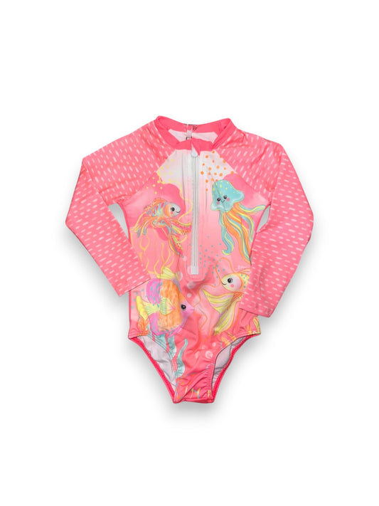 Traje de Baño Niña Peces