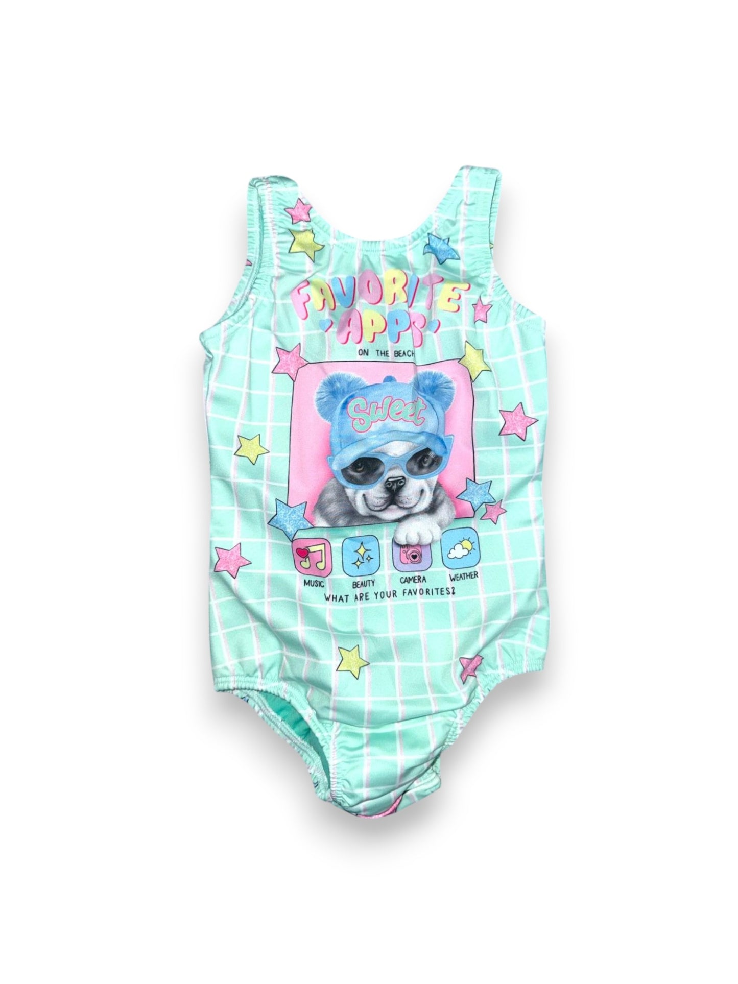 Traje de Baño Niña Perrito