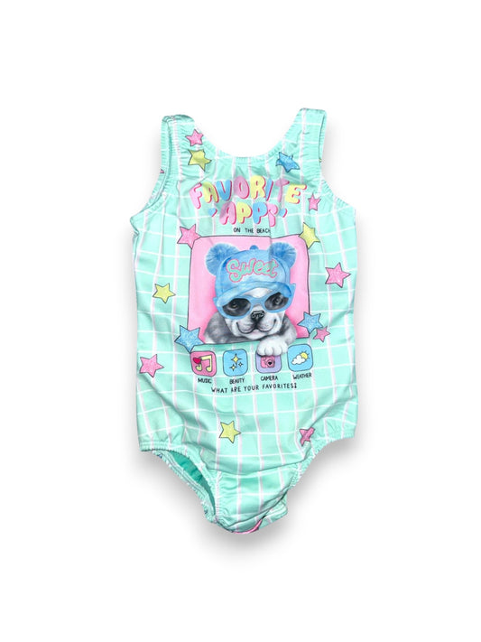 Traje de Baño Niña Perrito